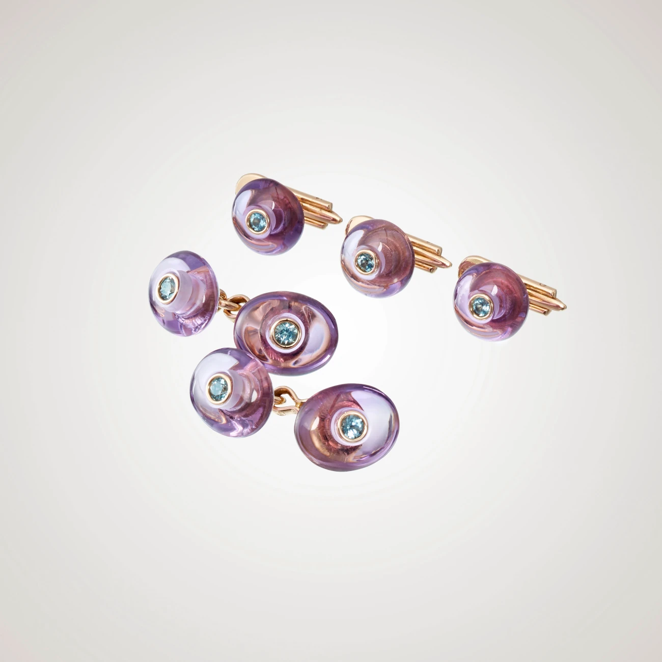 Manschettenknöpfe Gem Set