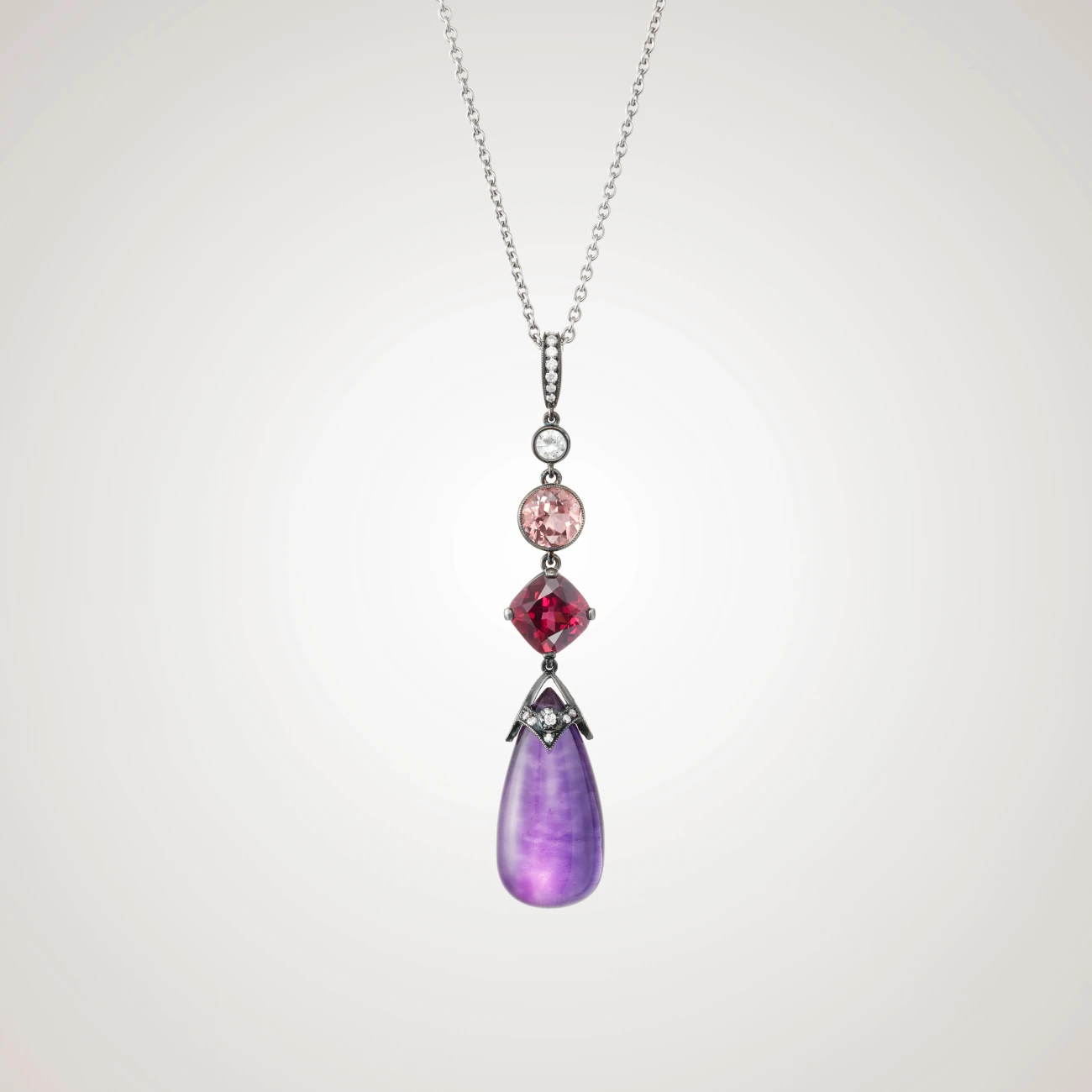 Halskette Purple Star